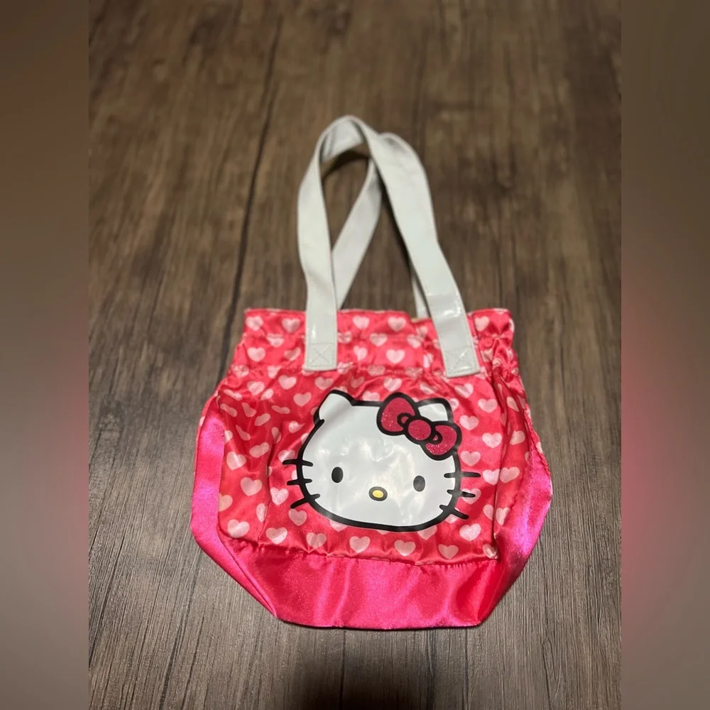 Hello Kitty Mini Satin Kids Purse - Picture 3 of 5